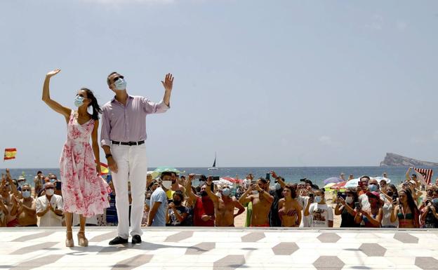 Los reyes Felipe VI y Letizia visitan Benidorm para apoyar al sector turístico valenciano