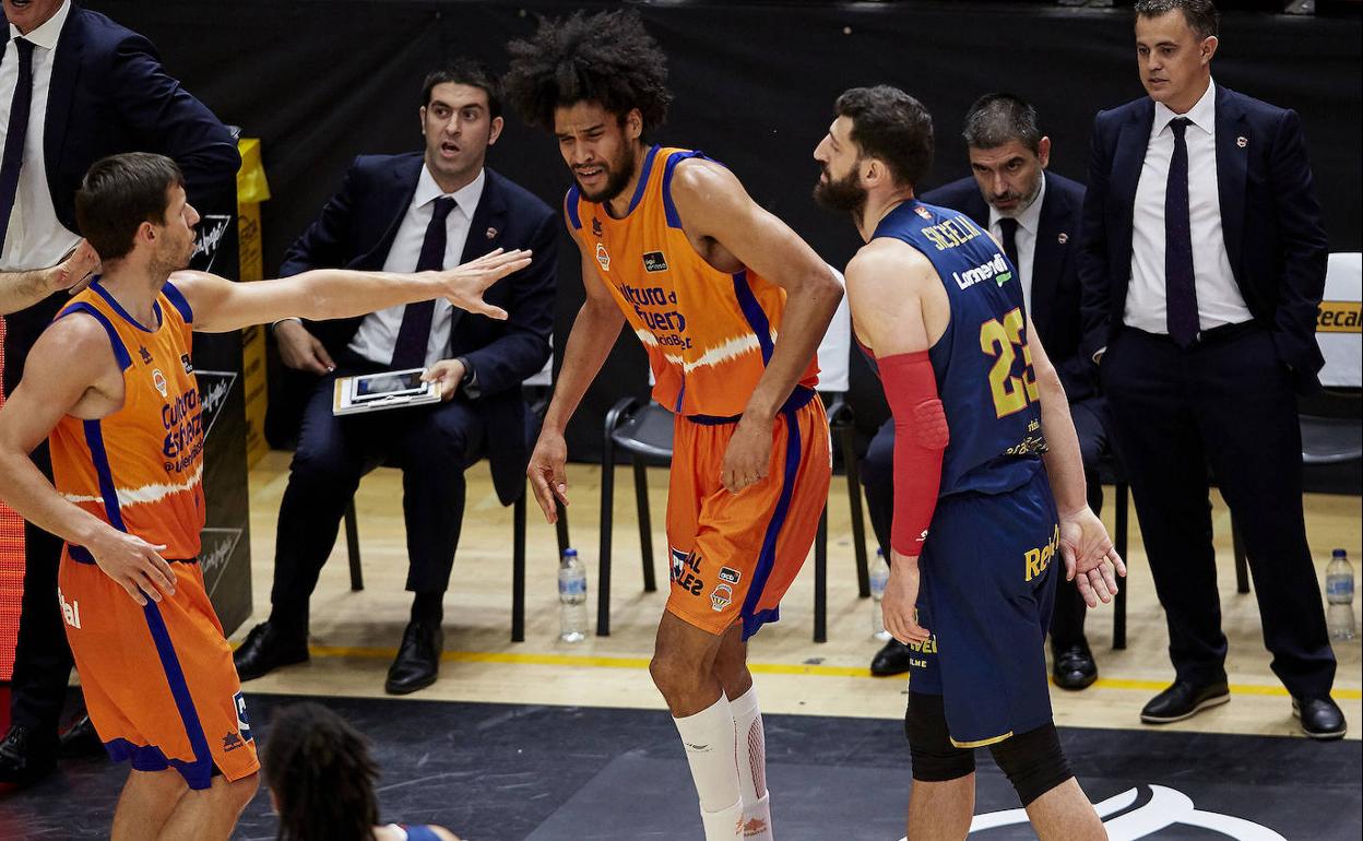 Labeyrie se despidió de forma amarga de la temporada tras lesionarse ante el Baskonia. 