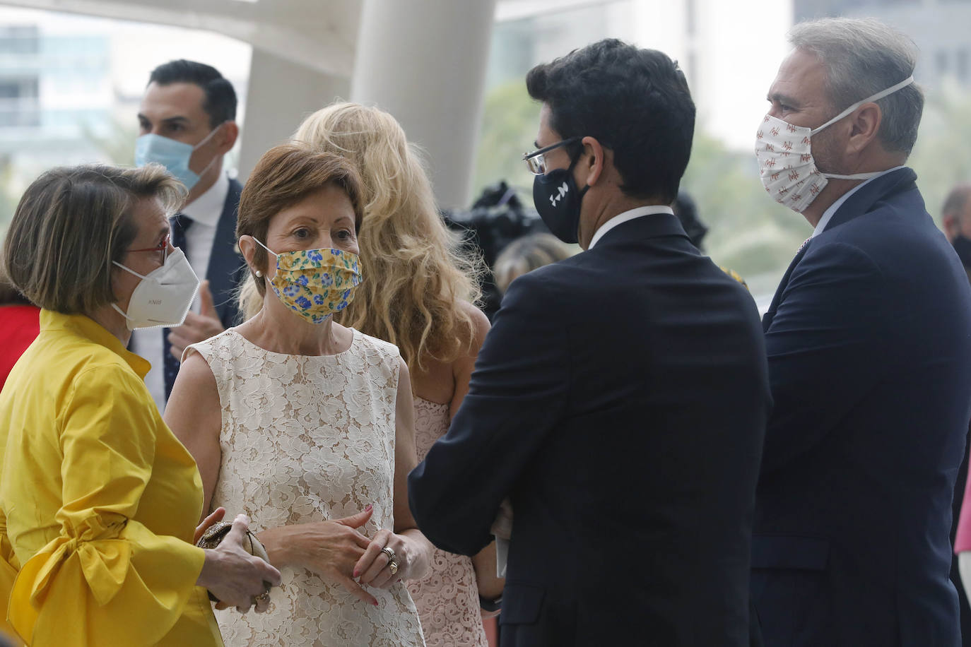 Don Felipe y Doña Letizia entregan en el Museo de las Ciencias los Premios Nacionales de Diseño al presidente de Iberdrola, Ignacio Galán, a Porcelanosa, a la empresa Point y a la diseñadora Marisa Gallén