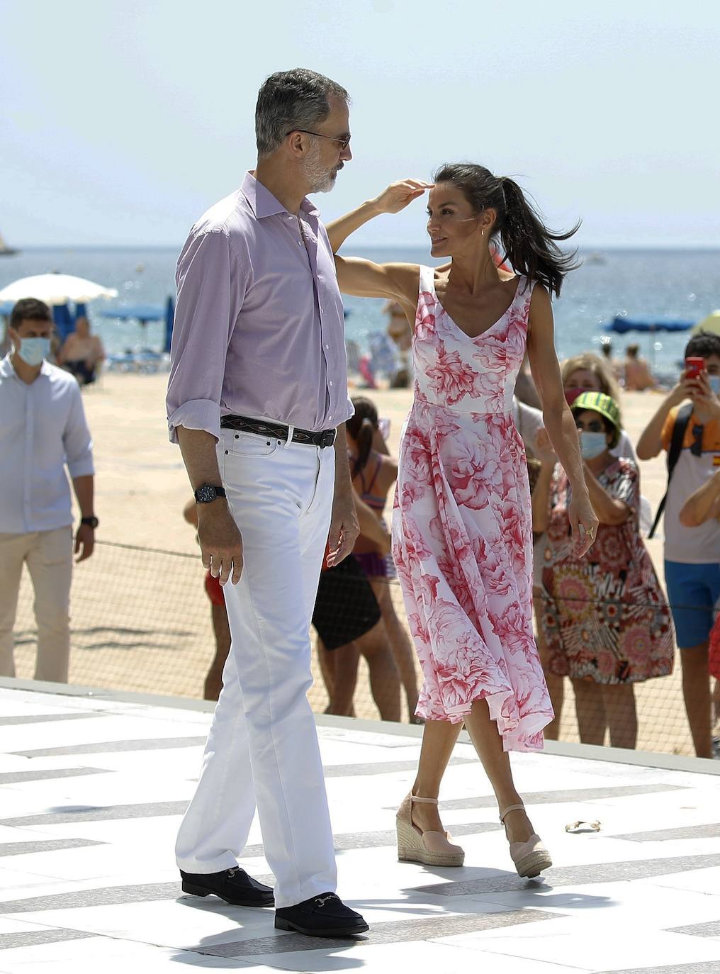 Los reyes Felipe VI y Letizia visitan Benidorm