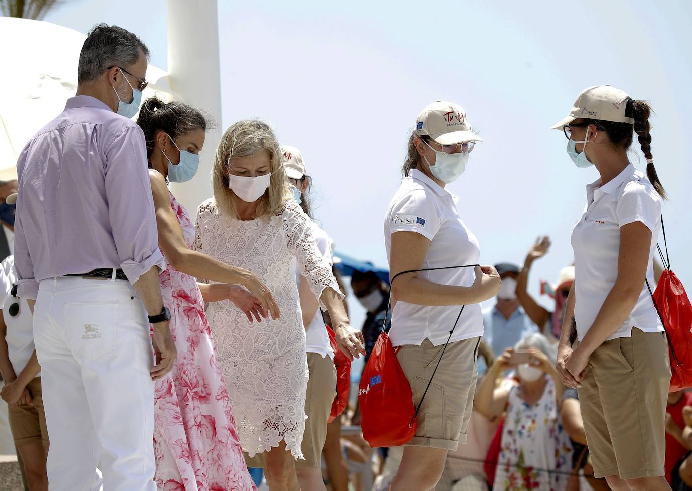 Los reyes Felipe VI y Letizia visitan Benidorm