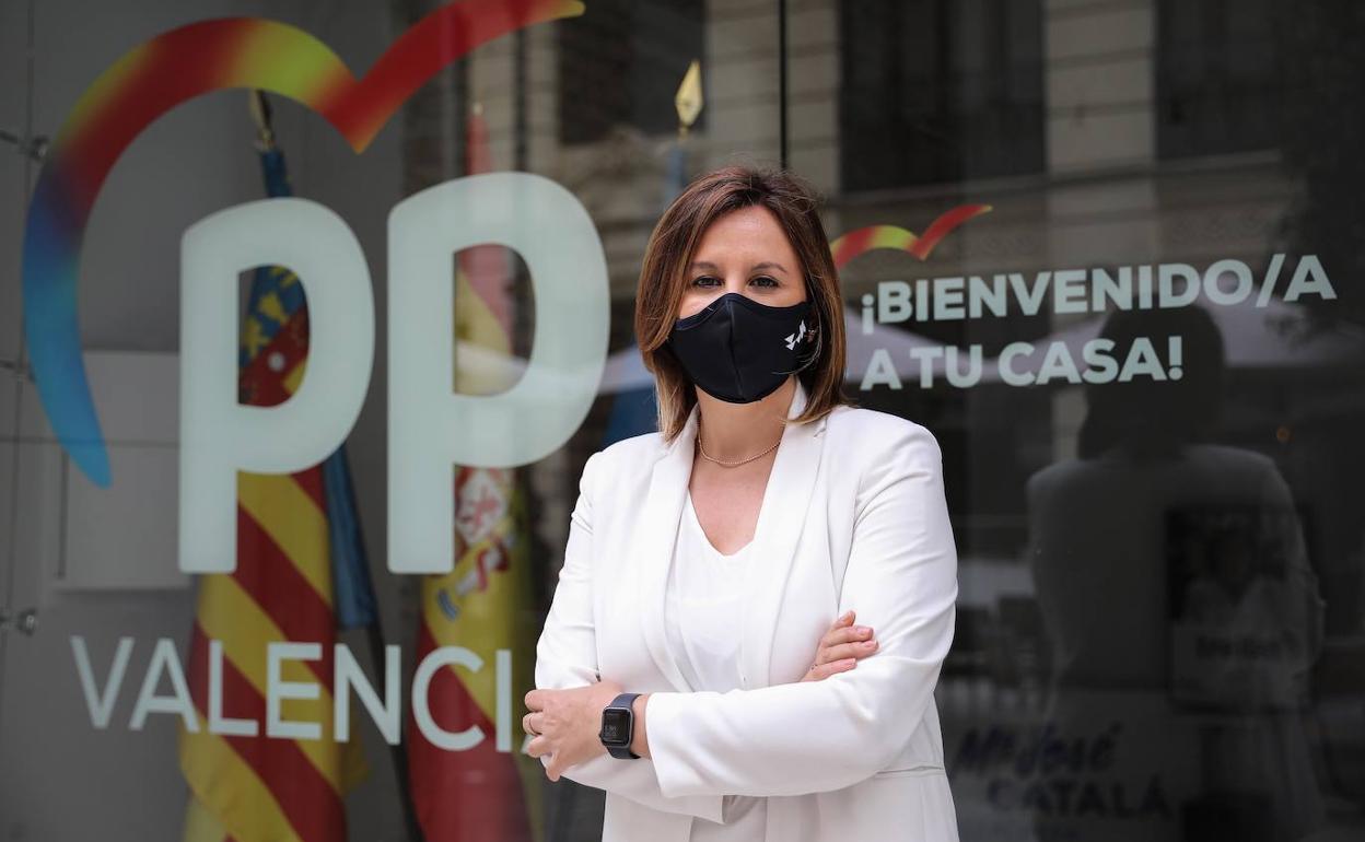 La portavoz del Partido Popular de Valencia, María José Catalá. 