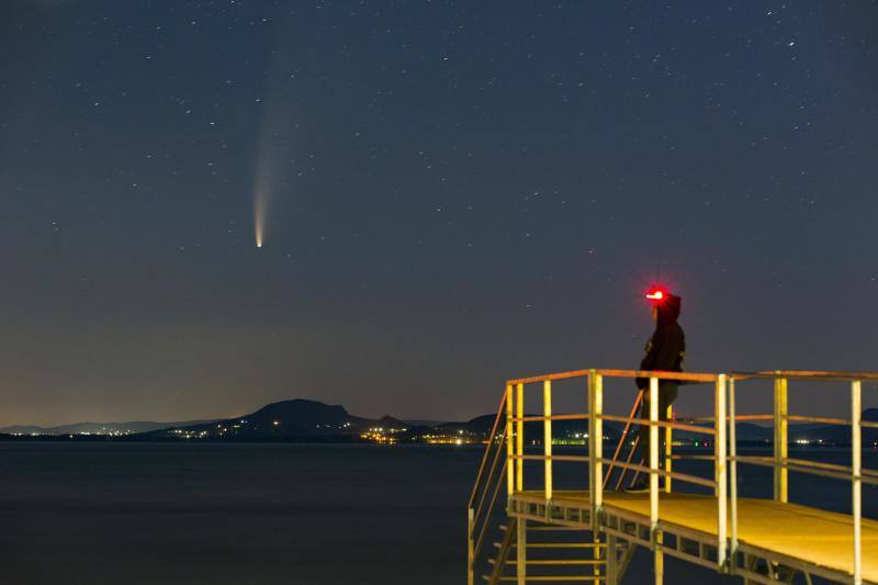 Fotos: Fotos del paso del cometa Neowise, que se puede ver a simple vista