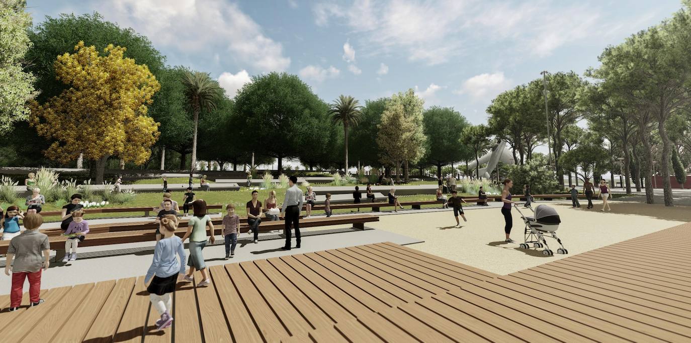 Así será la fase 1 de la remodelación del parque del Oeste de Valencia