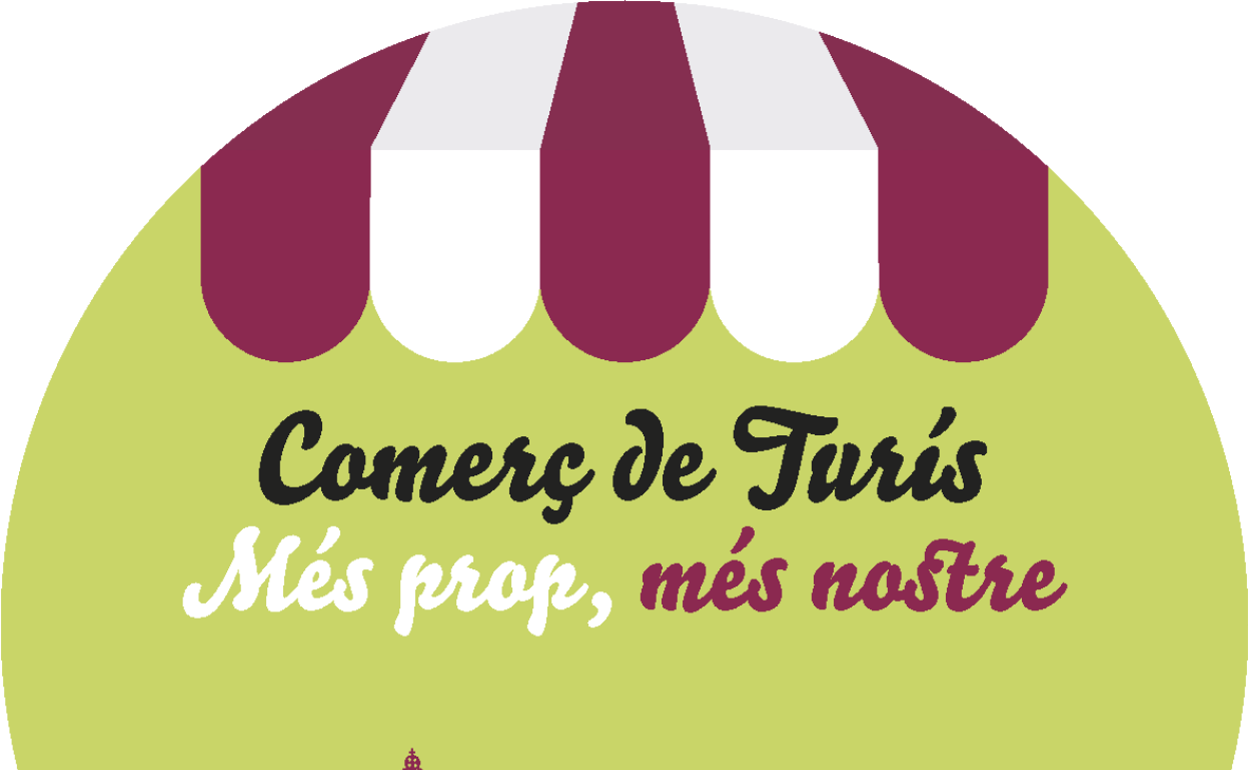 Logo de la campaña puesta en marcha por el Ayuntamiento de Turís para comprar en el comercio local. 