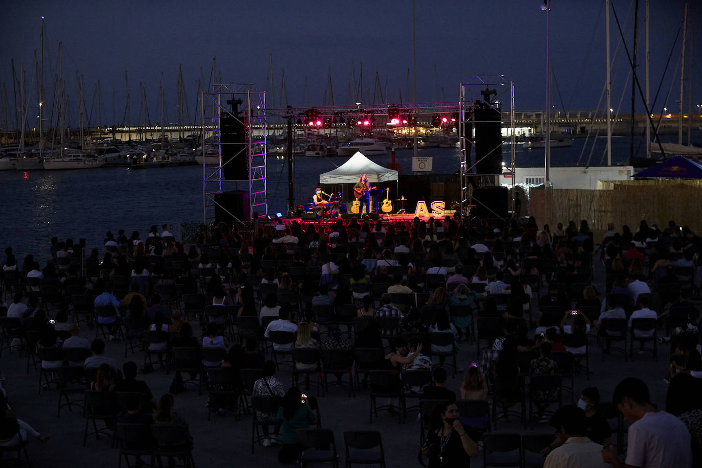 Fotos: Primer concierto en la Marina tras el estado de alarma