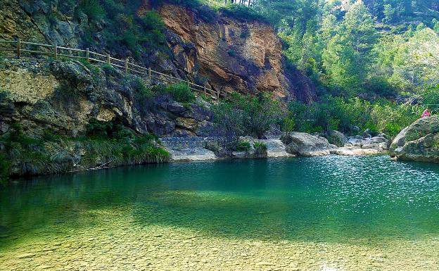 Imagen principal - Ruta de los Molinos de Agua de Lucena del Cid. 