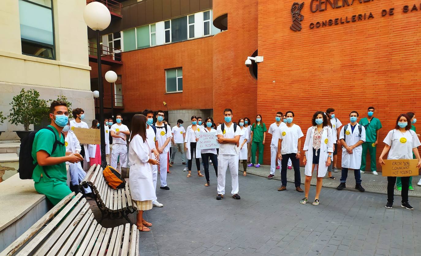 Huelga de MIR en los hospitales valencianos