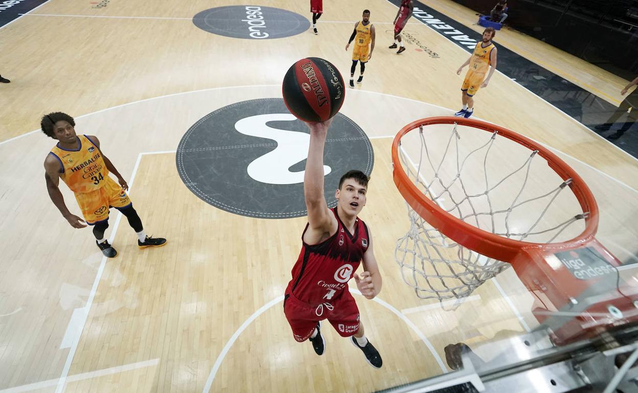 Pradilla, durante la Fase Final de la ACB. 