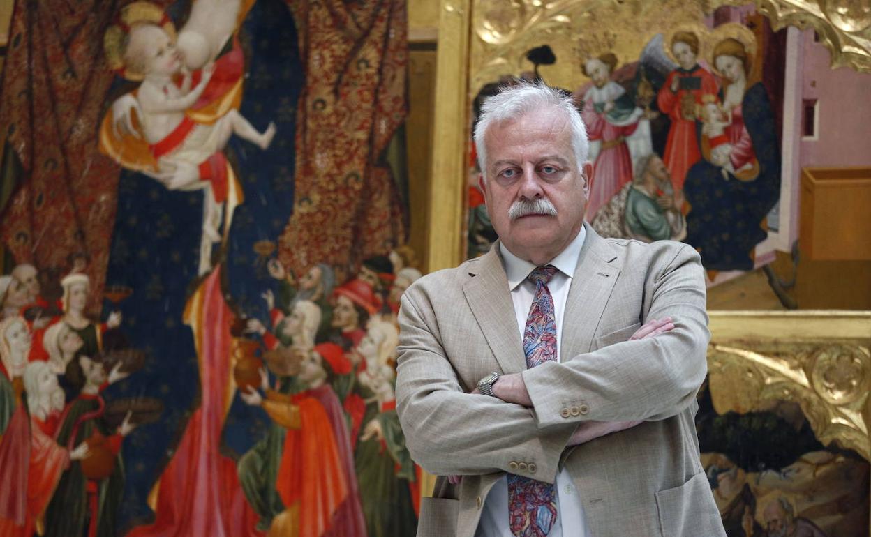 El hasta ahora director del Museo de Bellas Artes, Carlos Reyero.
