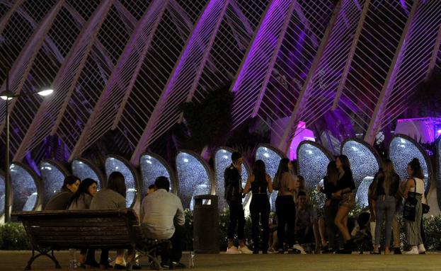 Ocio nocturno en Valencia. 