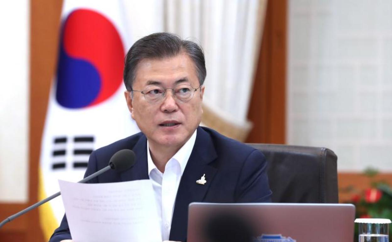 Moon Jae-in, presidente de Corea del Sur.