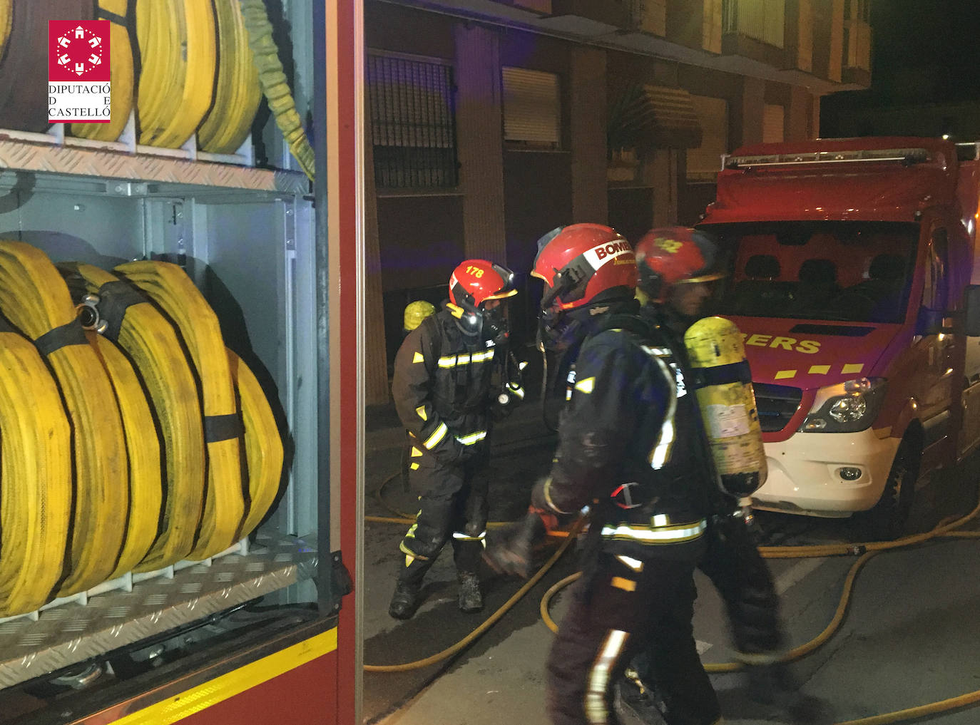 Fotos: Fallece una mujer en el incendio de una vivienda en Segorbe