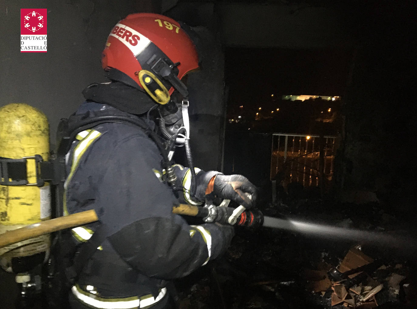Fotos: Fallece una mujer en el incendio de una vivienda en Segorbe