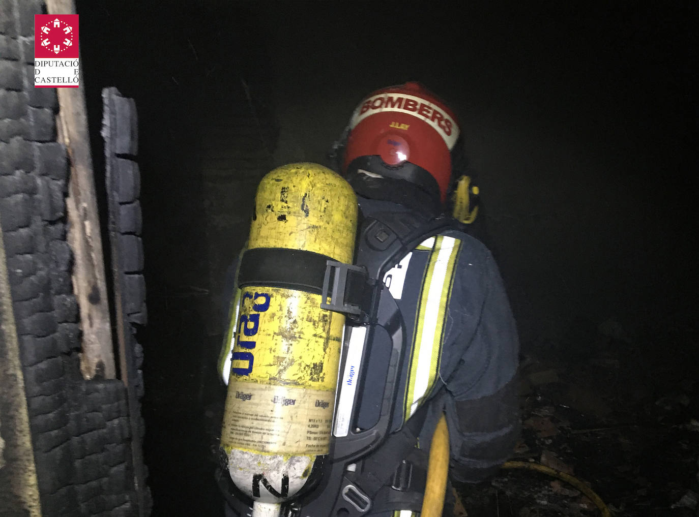 Fotos: Fallece una mujer en el incendio de una vivienda en Segorbe