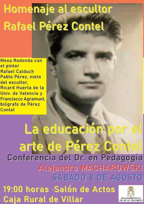 Conferencia sobre la obra pedagógica de Rafael Pérez Contel