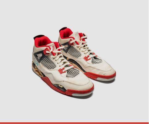 Air Jordan 4 “Fire Red,” Player Exclusive, Game-Worn Signed Sneaker (1989)