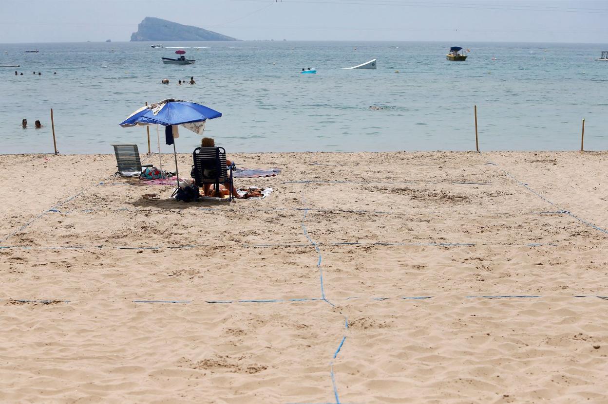 Un inusual mes de agosto en Benidorm a causa del Covid. 