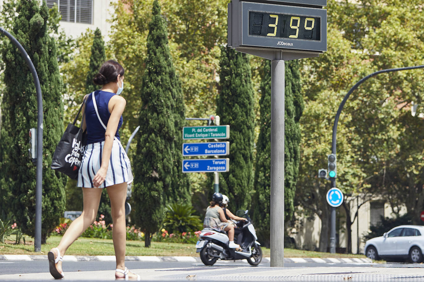 Fotos: Ola de calor en Valencia