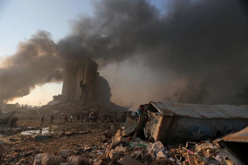 Fotos: La explosión en el puerto de Beirut, en imágenes