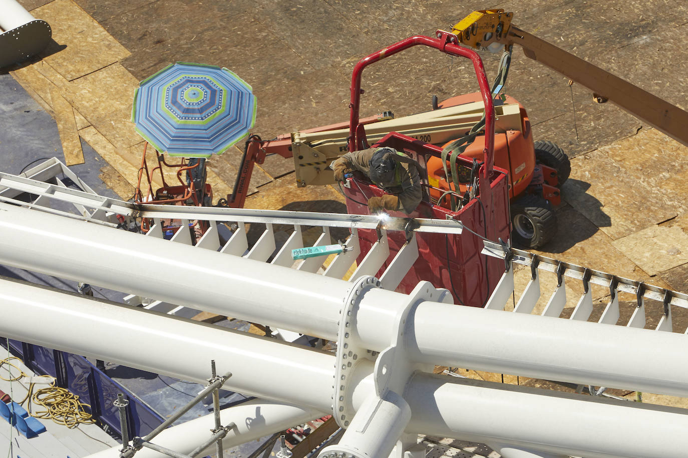 Fotos: Progresan las Obras de la cubierta del Ciutat de Valencia