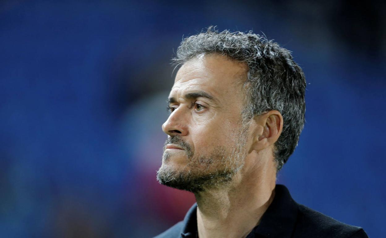 Luis Enrique, en un partido. 