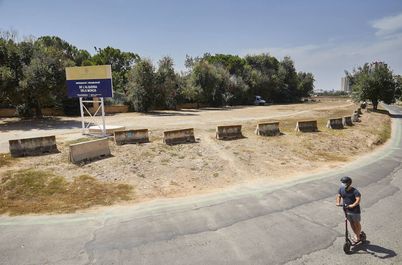 El parque de Benicalap se ampliará sobre un descampado próximo.