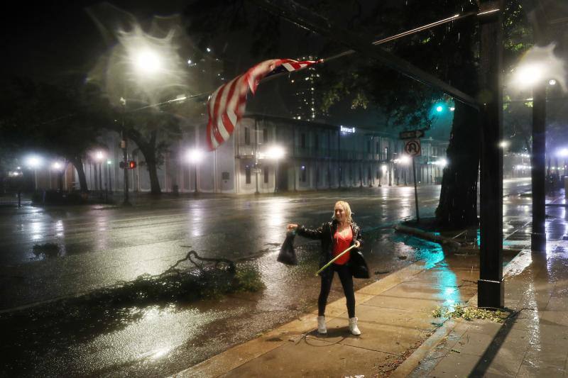 Fotos: El huracán Sally toca tierra en EEUU