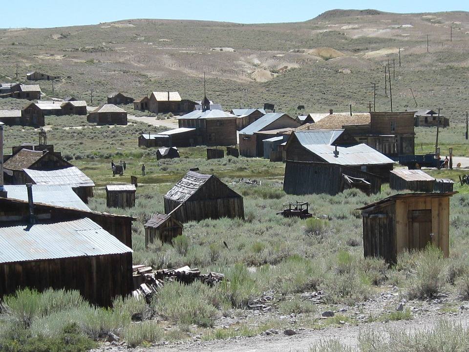 Bodie (California, EEUU) | Este poblado fue abandonado en la década de 1960, tras surgir durante la fiebre del oro del siglo XIX. La crisis del 1929 y la Segunda Guerra Mundial terminaron con la bonanza económica del lugar, que quedó completamente desierto.