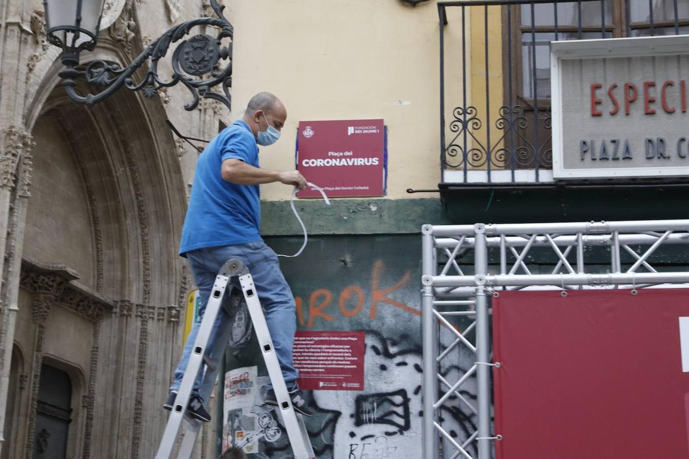 El Ayuntamiento y la Fundación Premios Rei Jaume I han inaugurado hoy la nueva denominación