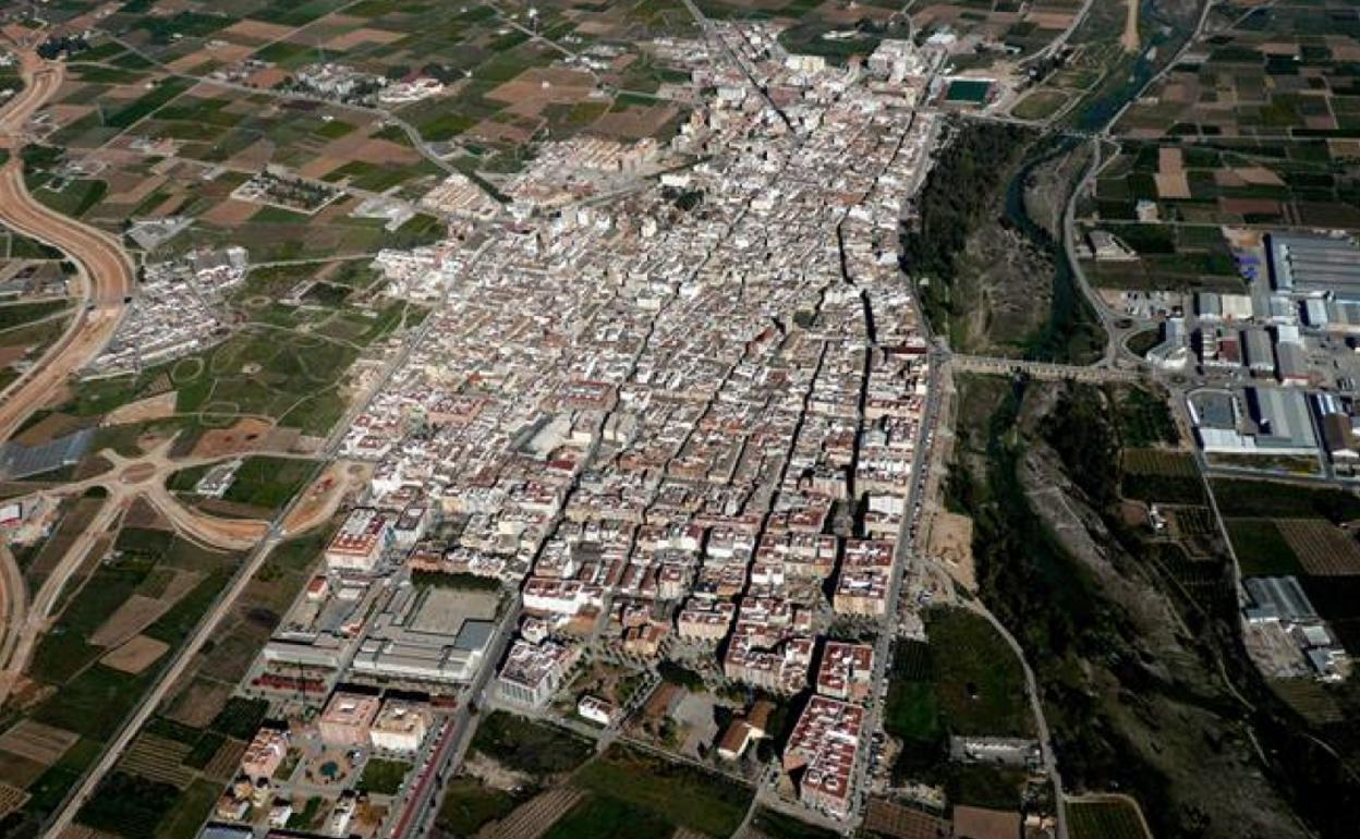 Imagen aérea del municipio.