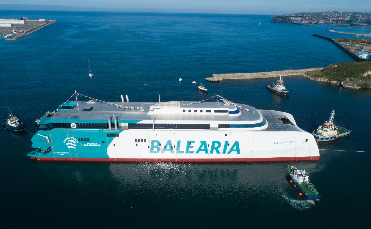 El nuevo 'fast ferry' de Baleària. 