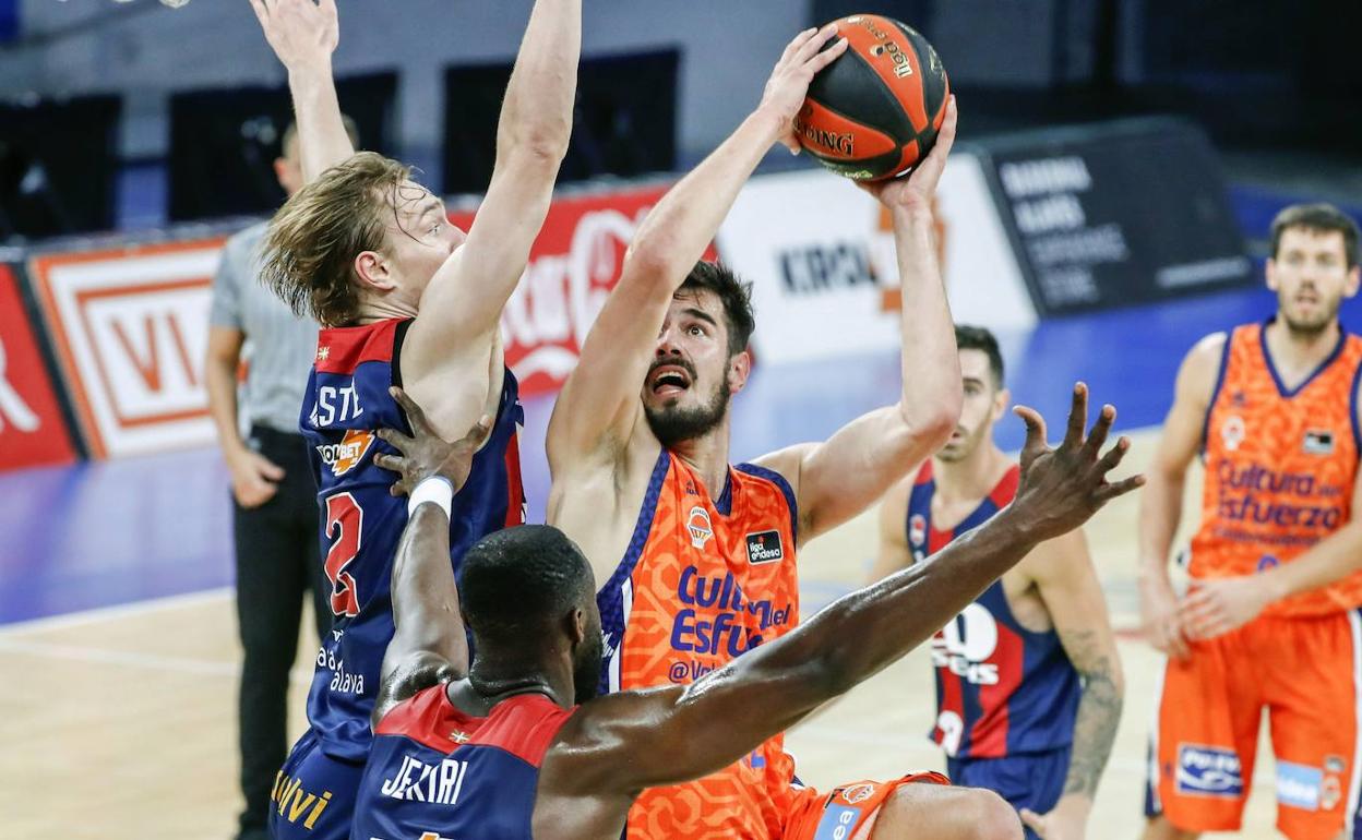Aplazado el partido entre el Valencia Basket y el Andorra por dos positivos en coronavirus