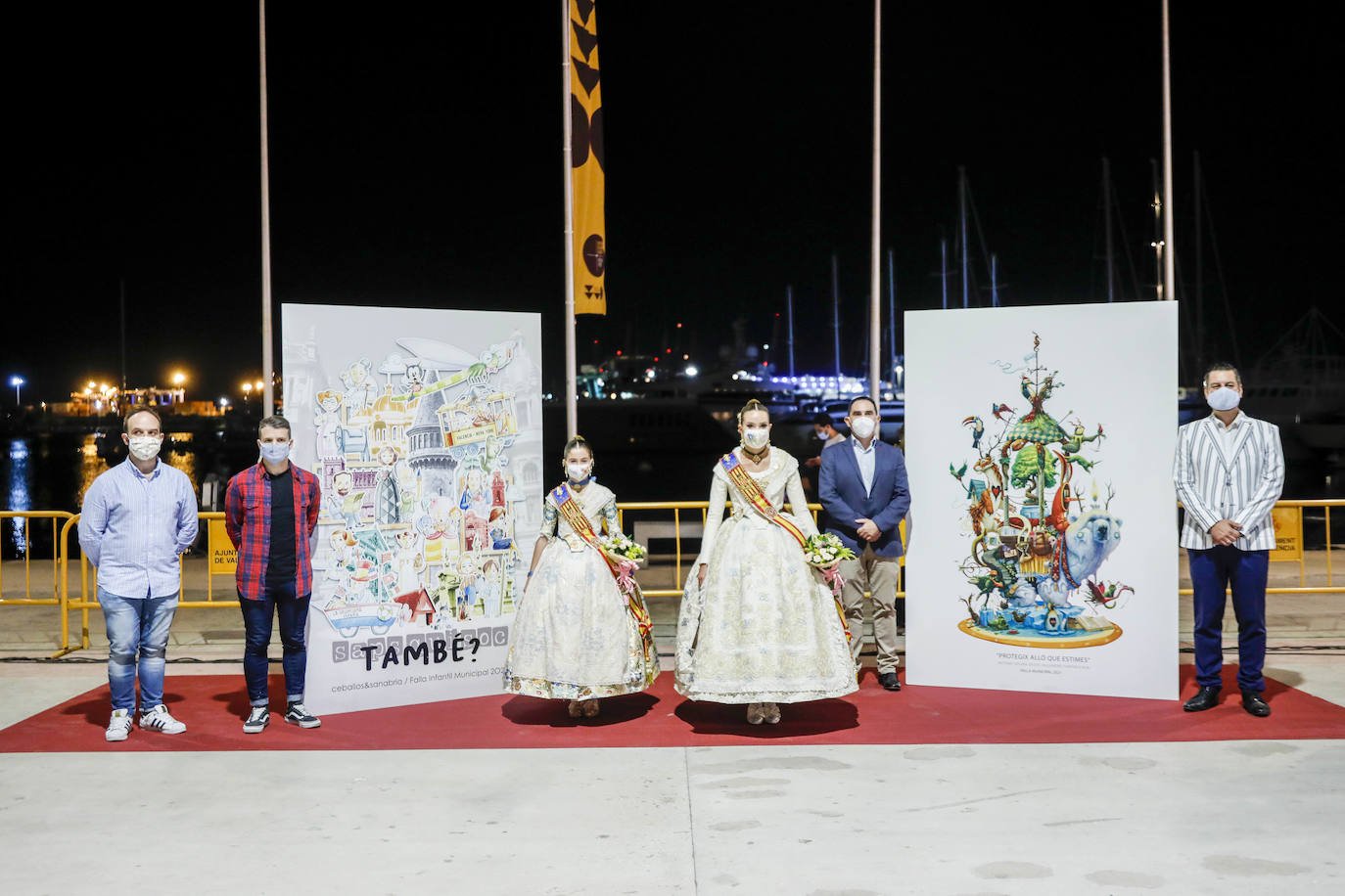 La fiesta de la Federación de Fallas de Especial se celebra en el Tinglado 2 del Puerto de Valencia