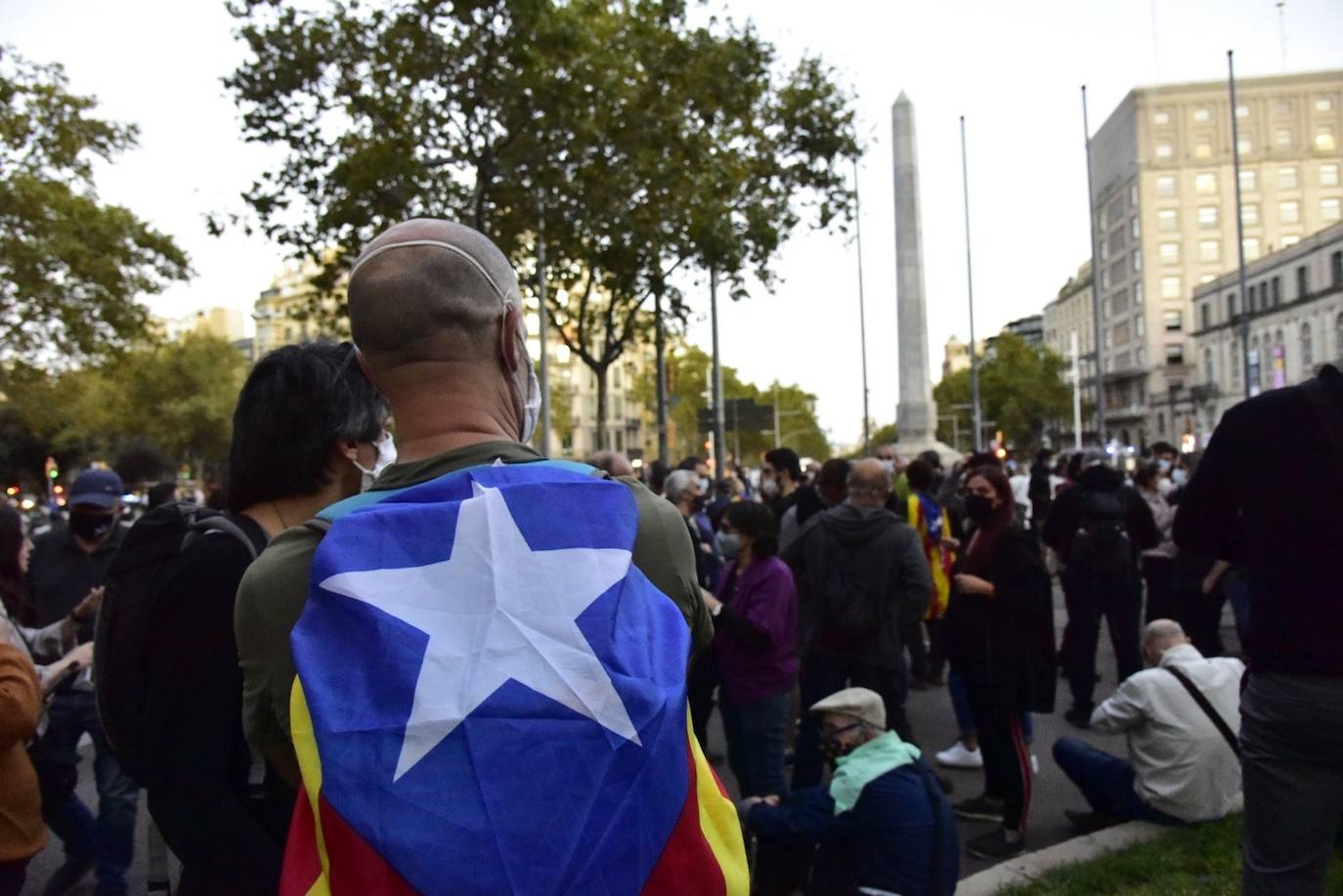 La inhabilitación de Quim Torra no consigue llenar las plazas catalanas, y la afluencia en las protestas callejeras fue mucho menor que en otras ocasiones