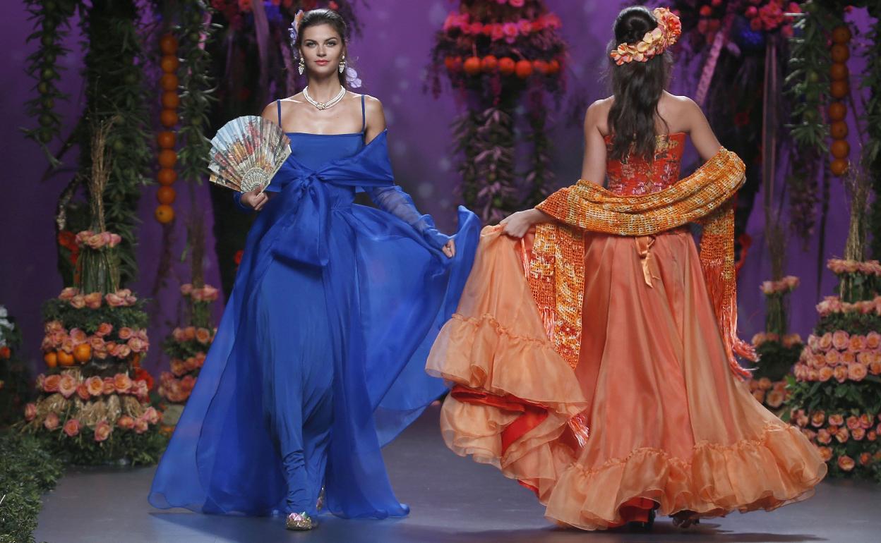 Un desfile del diseñador Francis Montesinos. 