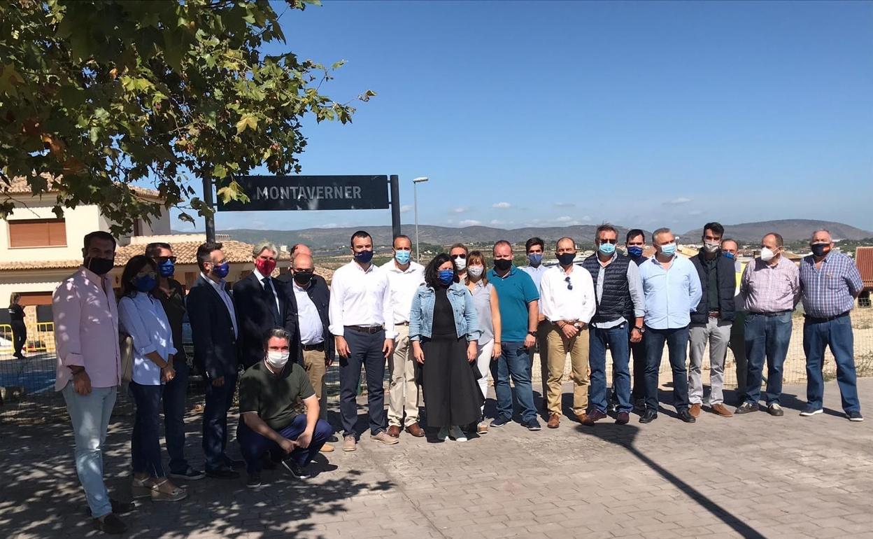 Visita a la estación de Montaverner. 