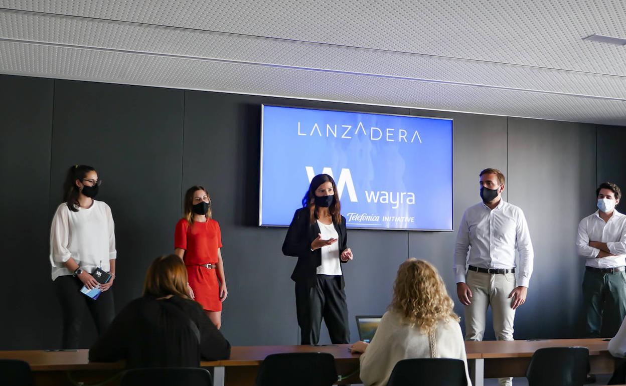 Sesión de trabajo de Wayra y Lanzadera. 