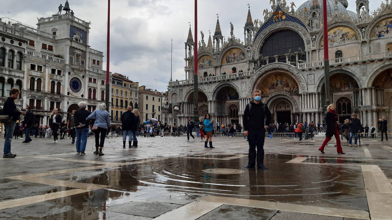 Fotos: Día histórico en Venecia: el Moisés evita la llegada del &#039;acqua alta&#039;