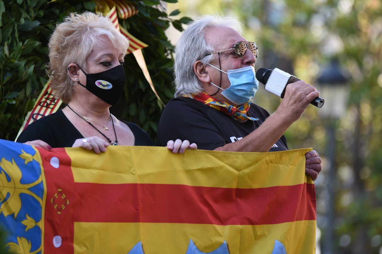 Fotos: Manifestaciones en Valencia por el 9 d&#039;Octubre