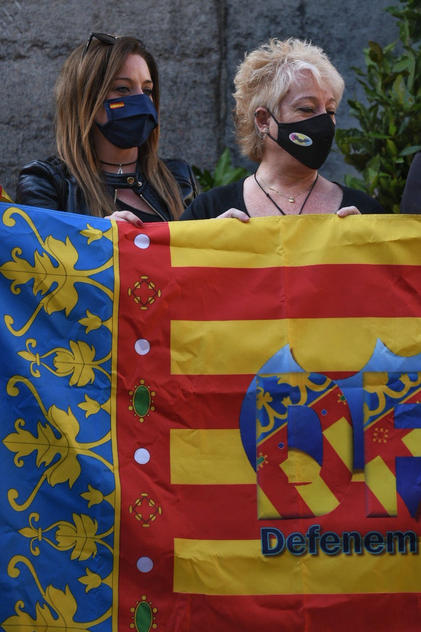 Fotos: Manifestaciones en Valencia por el 9 d&#039;Octubre