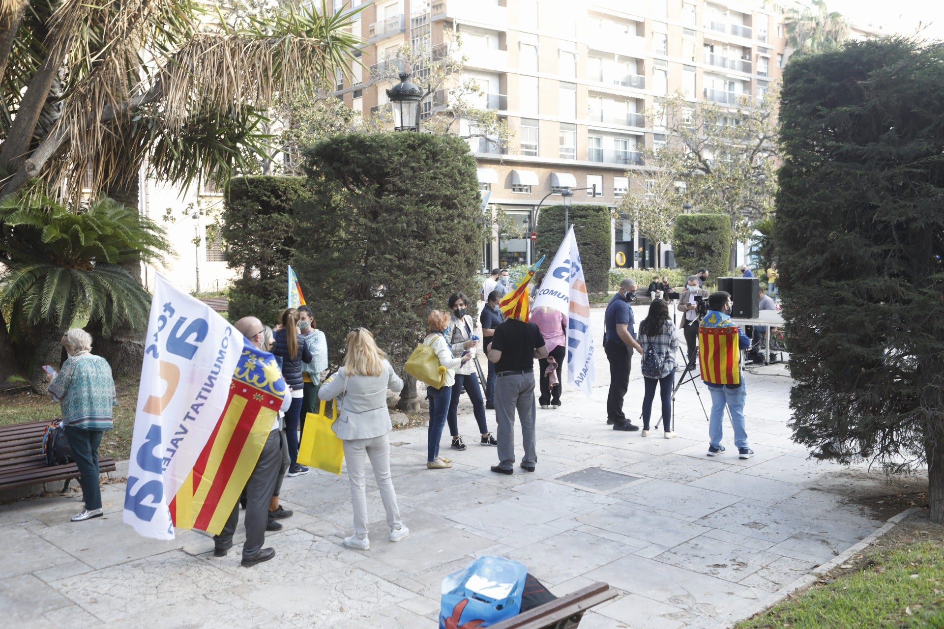 Fotos: Manifestaciones en Valencia por el 9 d&#039;Octubre