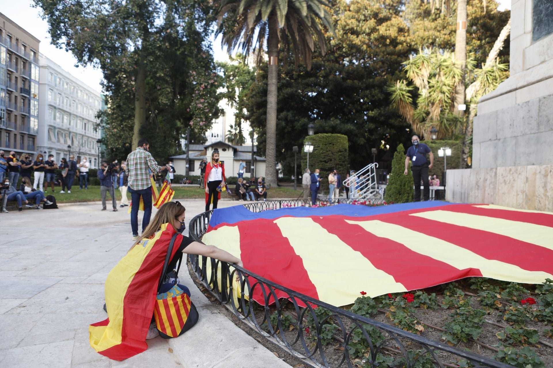 Fotos: Manifestaciones en Valencia por el 9 d&#039;Octubre