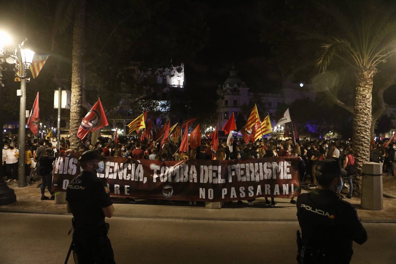 Fotos: Manifestaciones en Valencia por el 9 d&#039;Octubre