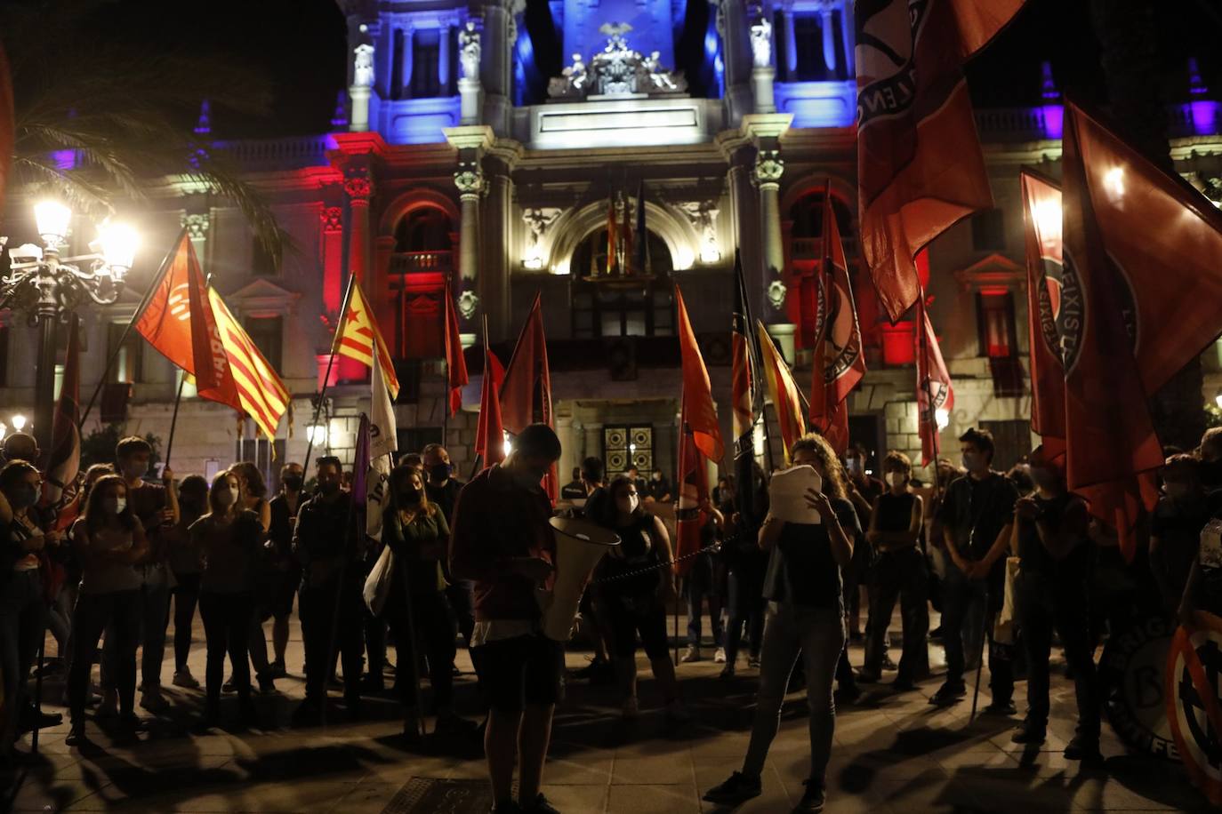 Fotos: Manifestaciones en Valencia por el 9 d&#039;Octubre