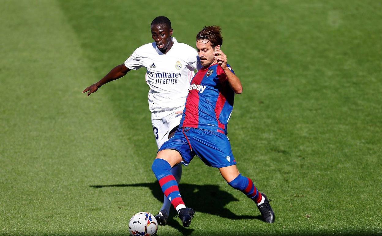 José Campaña, durante el partido contra el Real Madrid.