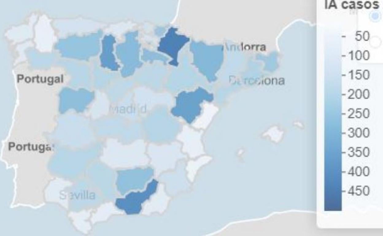 Las zonas con riesgo alto y extremo en las que el Gobierno recomienda no salir de casa