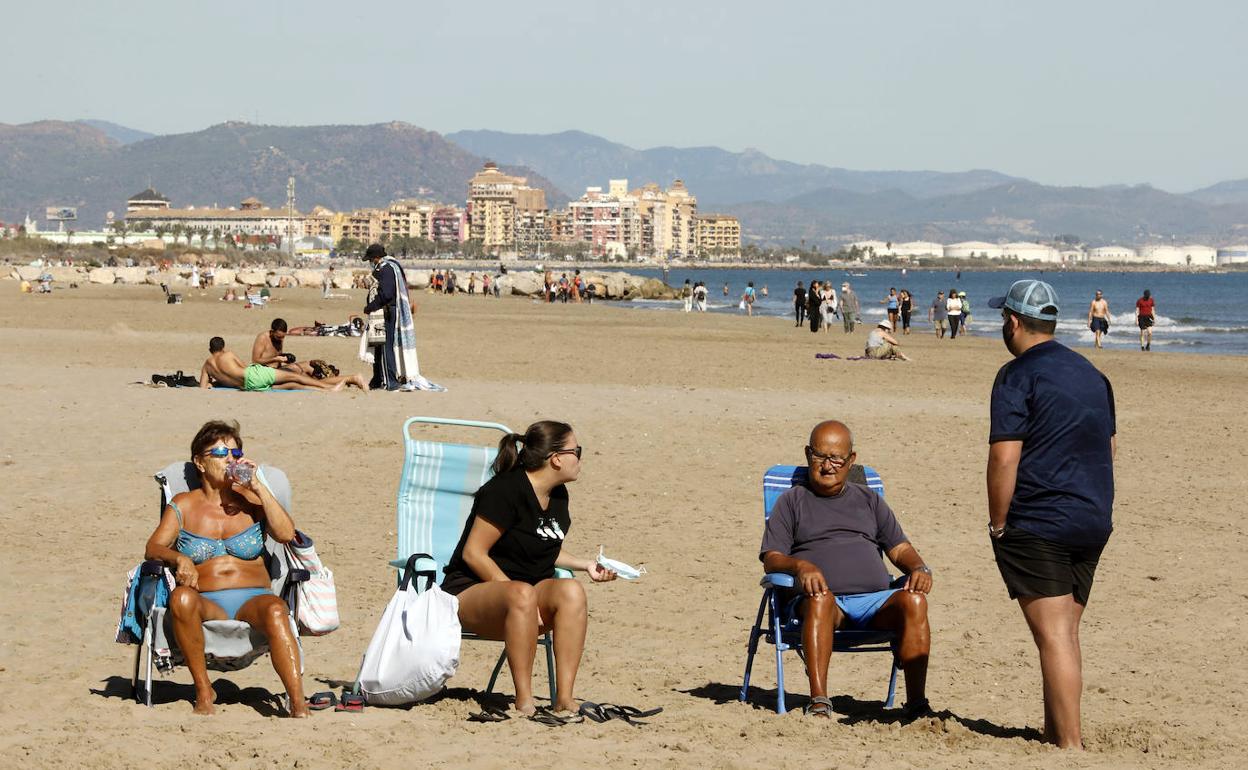 Playa en Valencia. 