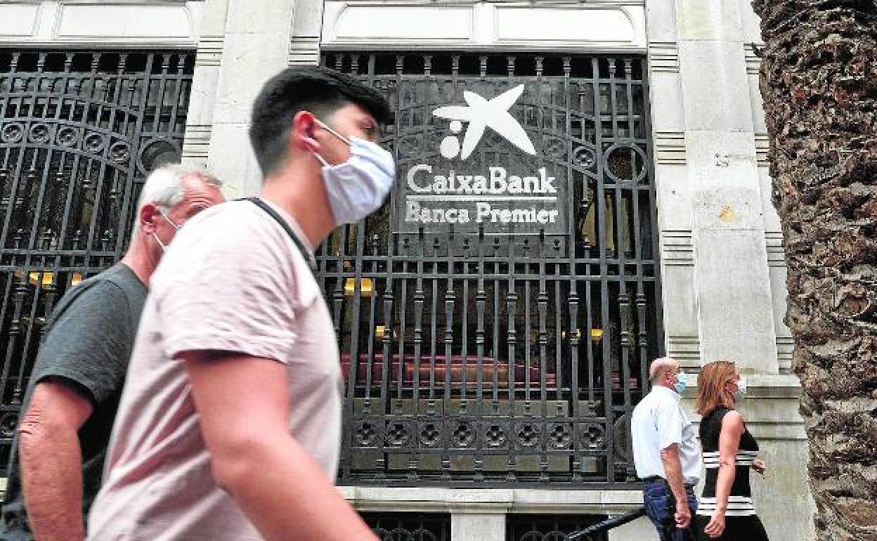 Sede social de Caixabank, en el antiguo Banco de Valencia. 