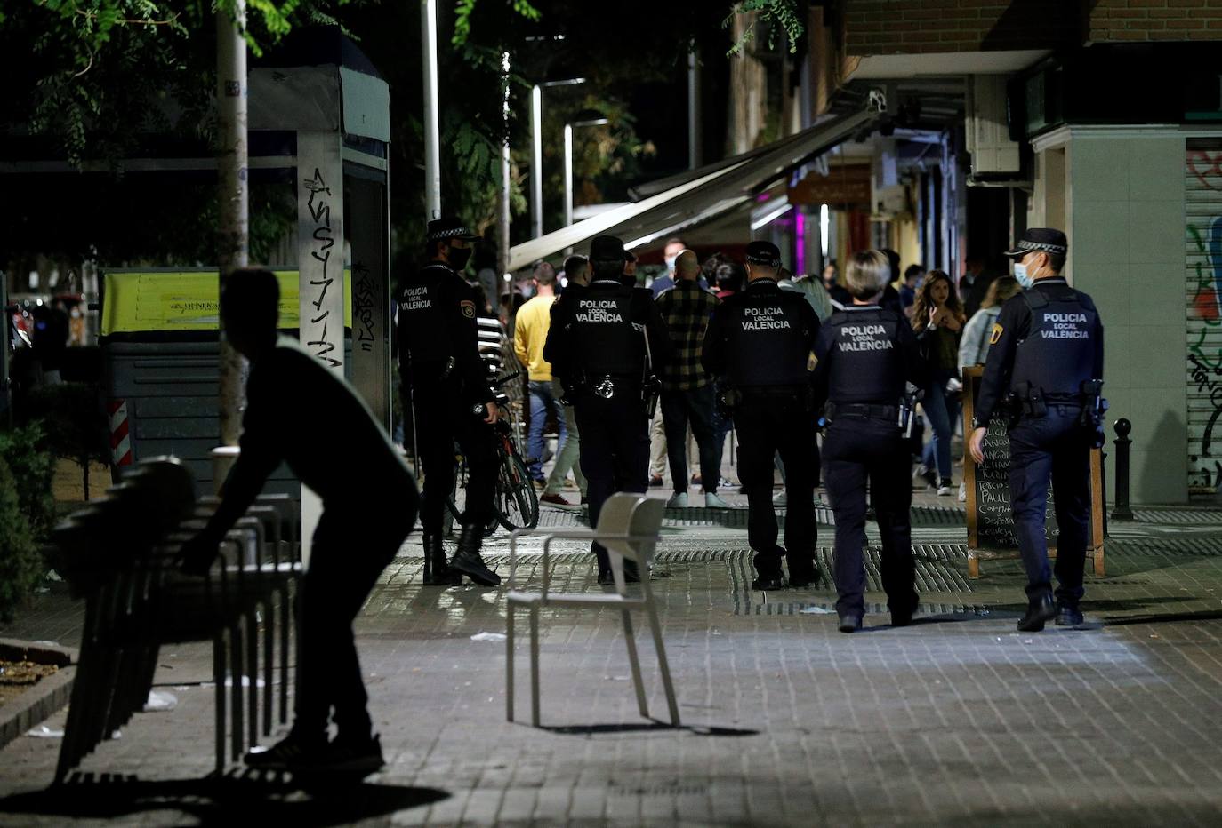 Valencia, bajo el toque de queda